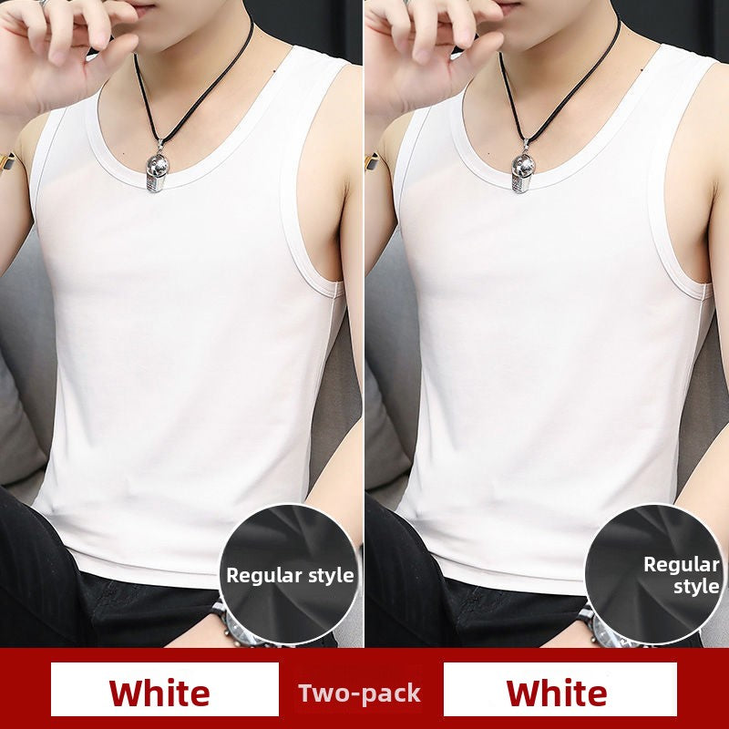 Modal Mens Round Neck Tank Tops