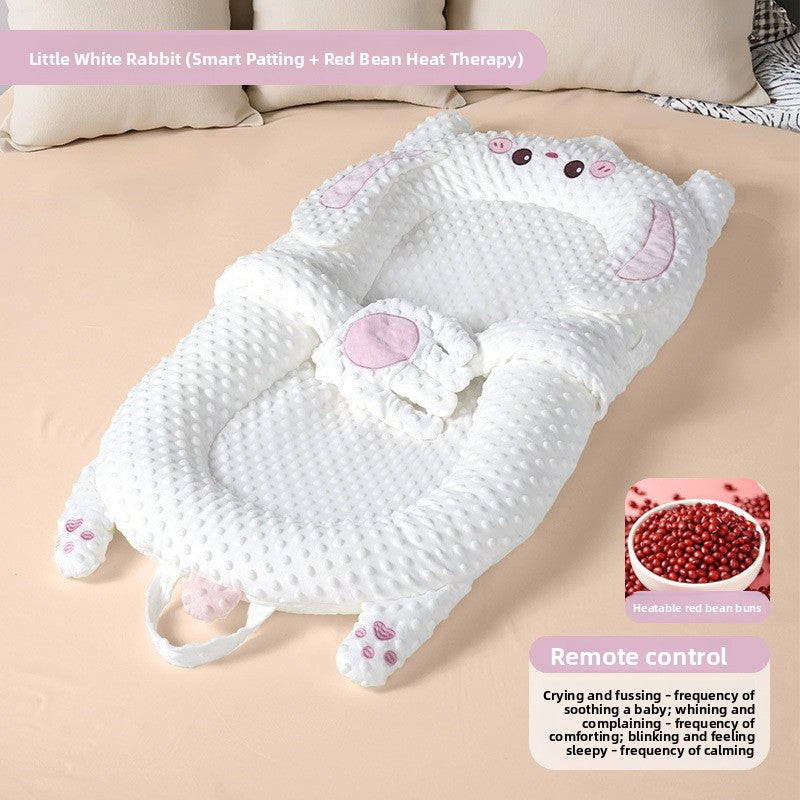 Foldable Portable Baby Bed with Toy Rack Options