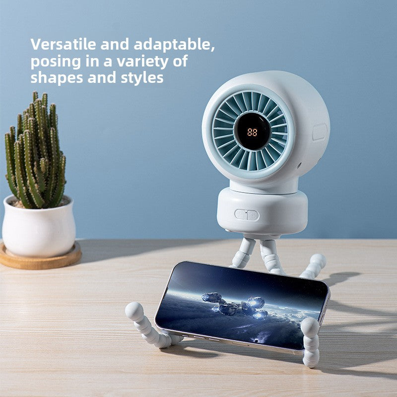 Octopus Baby Stroller Fan USB Desktop Fan Silent Circulating Small Electric Fan