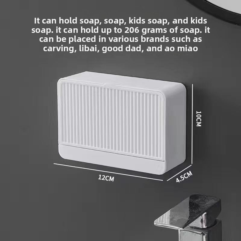 Mildew-Proof and Moisture-Proof Plastic Soap Box for Bathroom