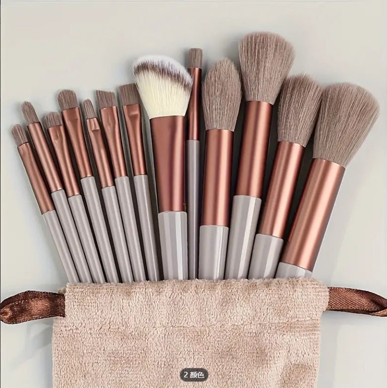 13-Piece Makeup Brush Set: Eyeshadow Brushes and Blush Brushes - RAINSTAR