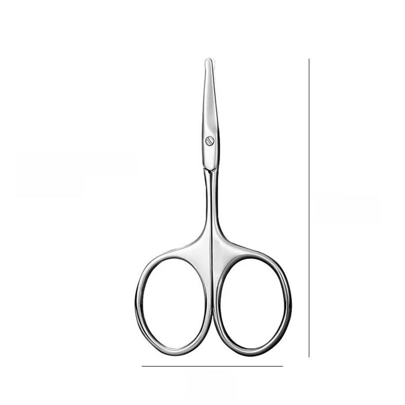 Stainless Steel Beauty Scissors for Eyebrow and Nose Hair Trimming, Makeup Tool
