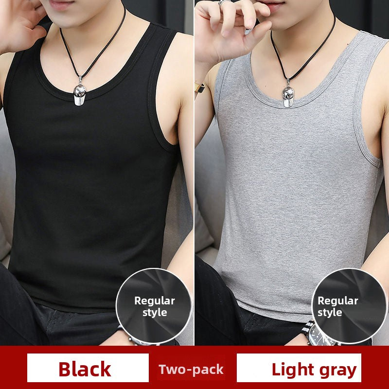 Modal Mens Round Neck Tank Tops