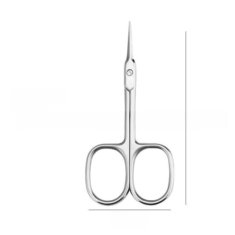 Stainless Steel Beauty Scissors for Eyebrow and Nose Hair Trimming, Makeup Tool