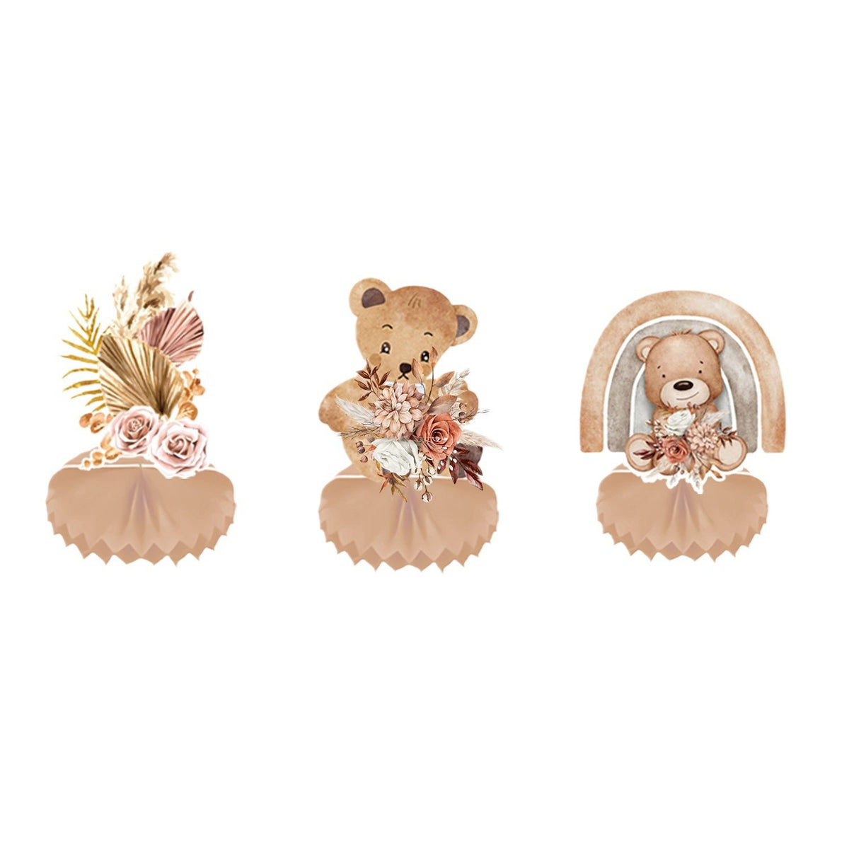 Bohemian Baby Shower Party Supplies Set