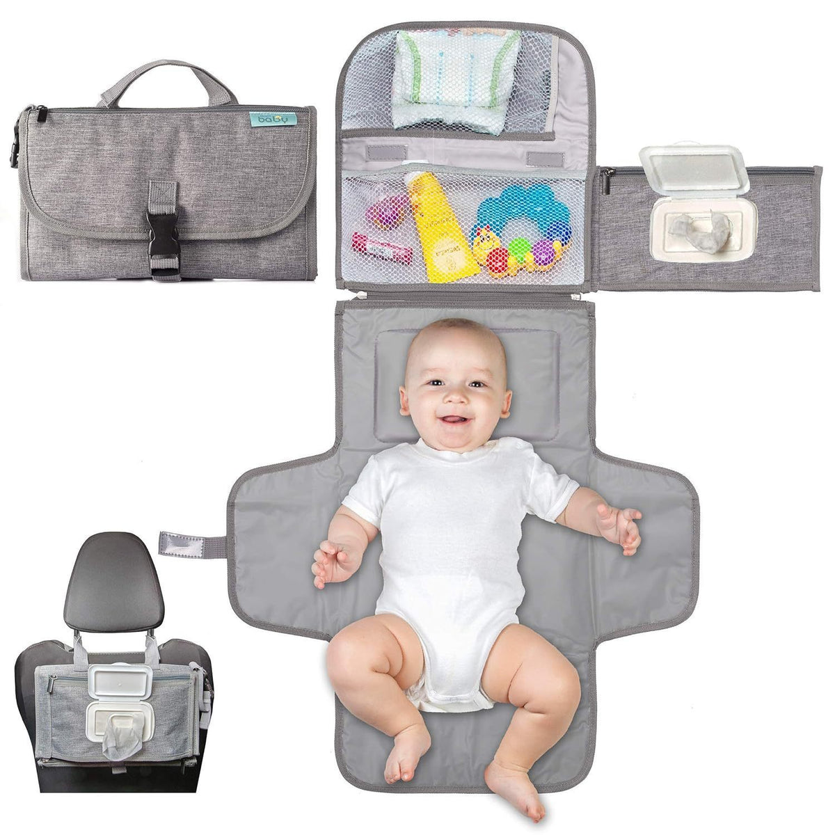 Foldable Waterproof Baby Diaper Changing Pad