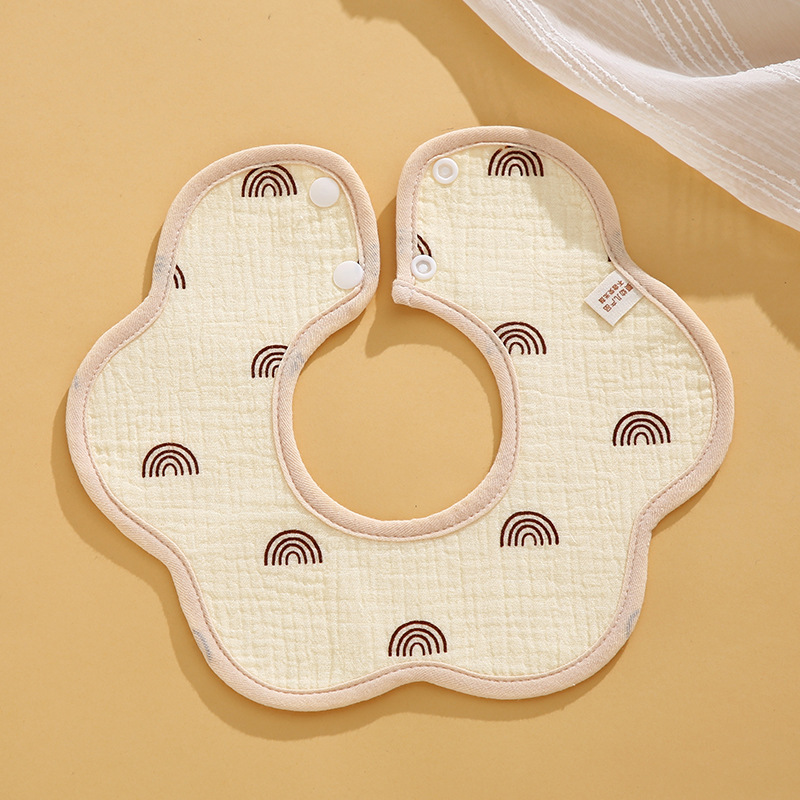 Baby Cotton Bibs with Cartoon Designs