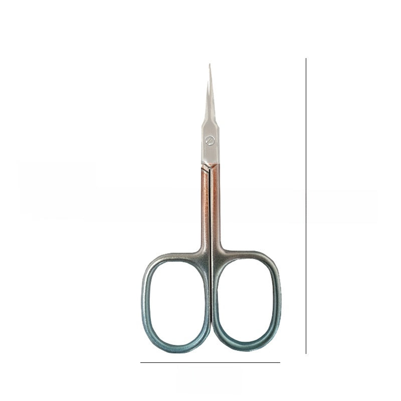 Stainless Steel Beauty Scissors for Eyebrow and Nose Hair Trimming, Makeup Tool