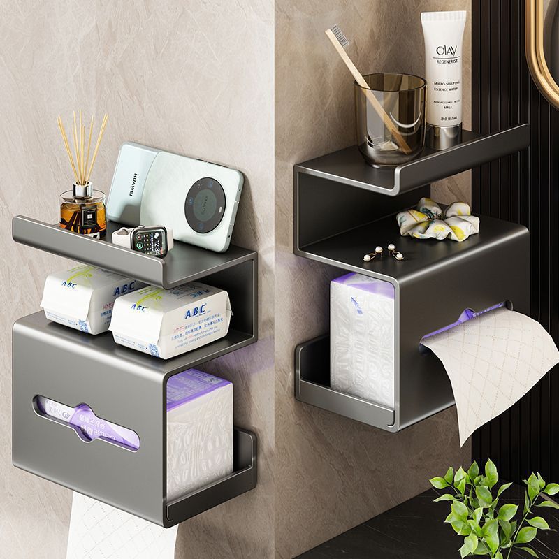 Three-Layer Wall-Mounted Bathroom Tissue Holder