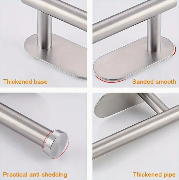 Stainless Steel Tissue Holder Bathroom Paper Roll Mount
