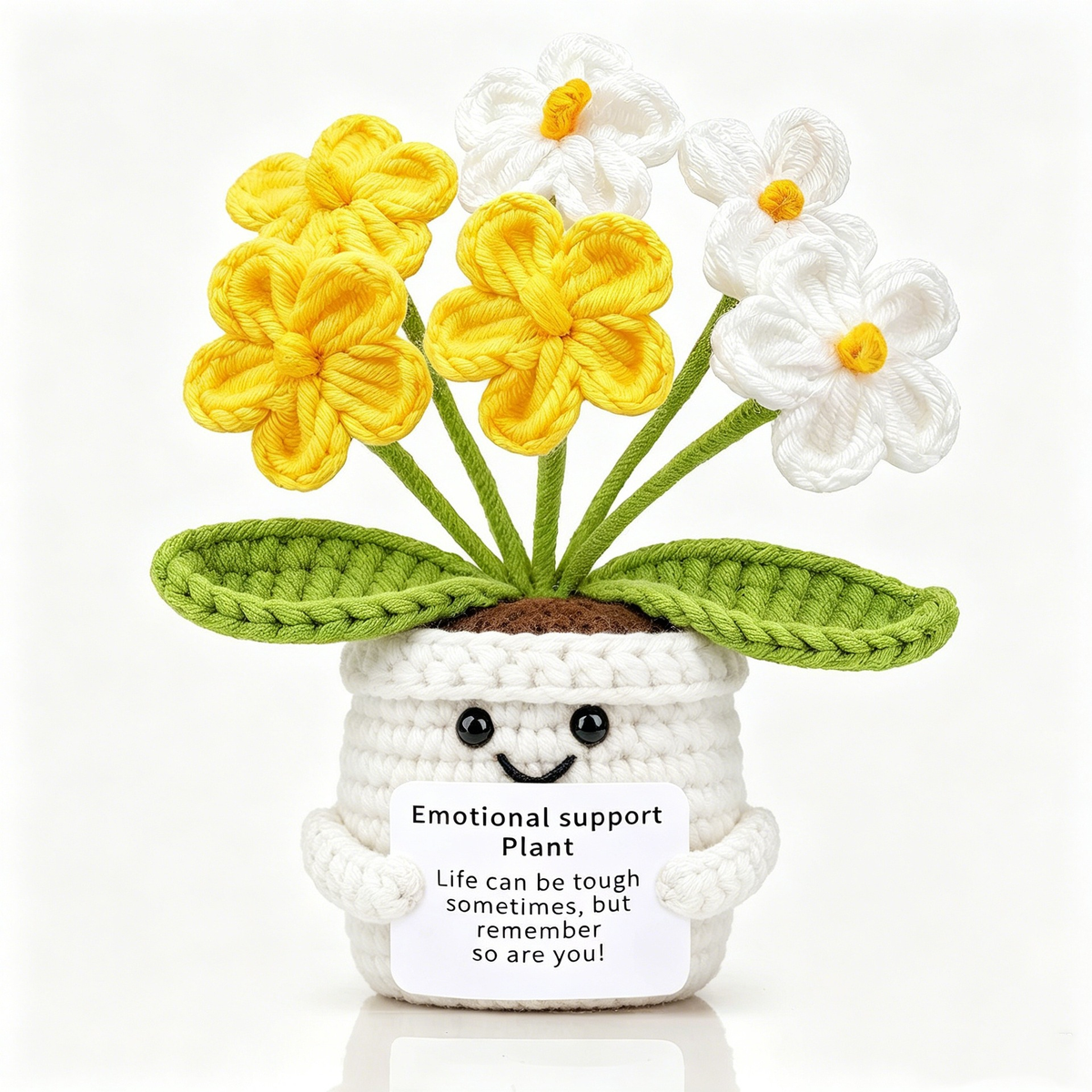 Handwoven Wool Knitted Potted Plants
