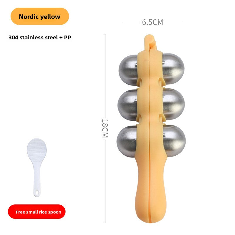304 Stainless Steel Rice Ball Mold DIY Baby Food Shaper
