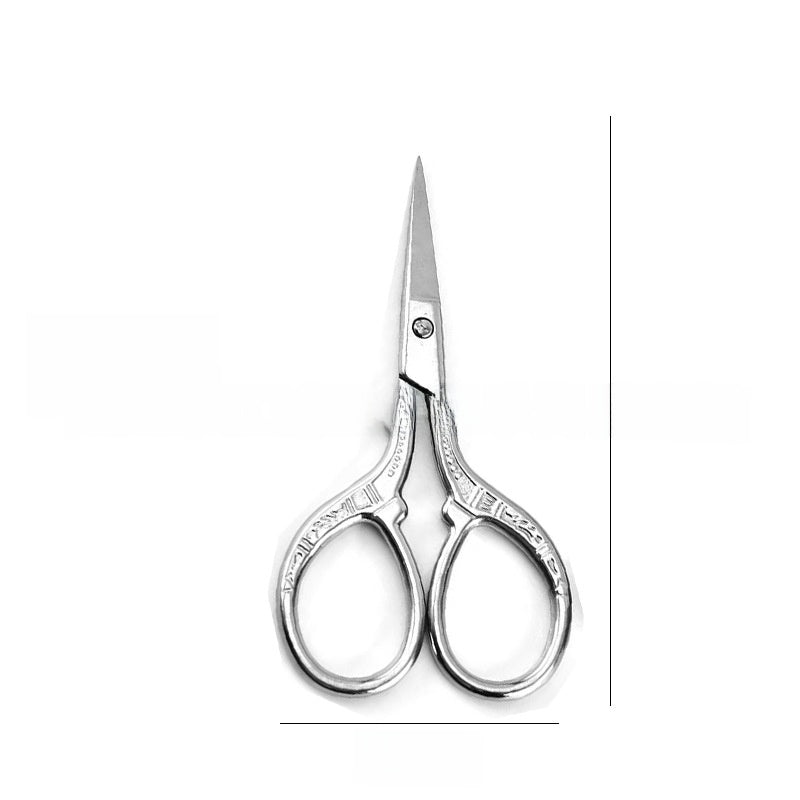 Stainless Steel Beauty Scissors for Eyebrow and Nose Hair Trimming, Makeup Tool