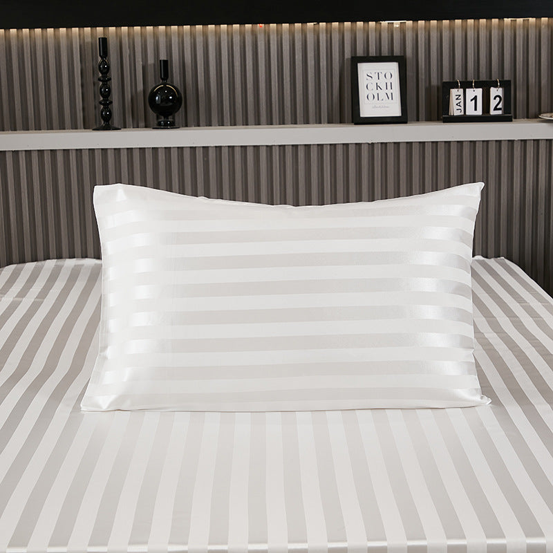 Satin Imitation Silk Pillowcase