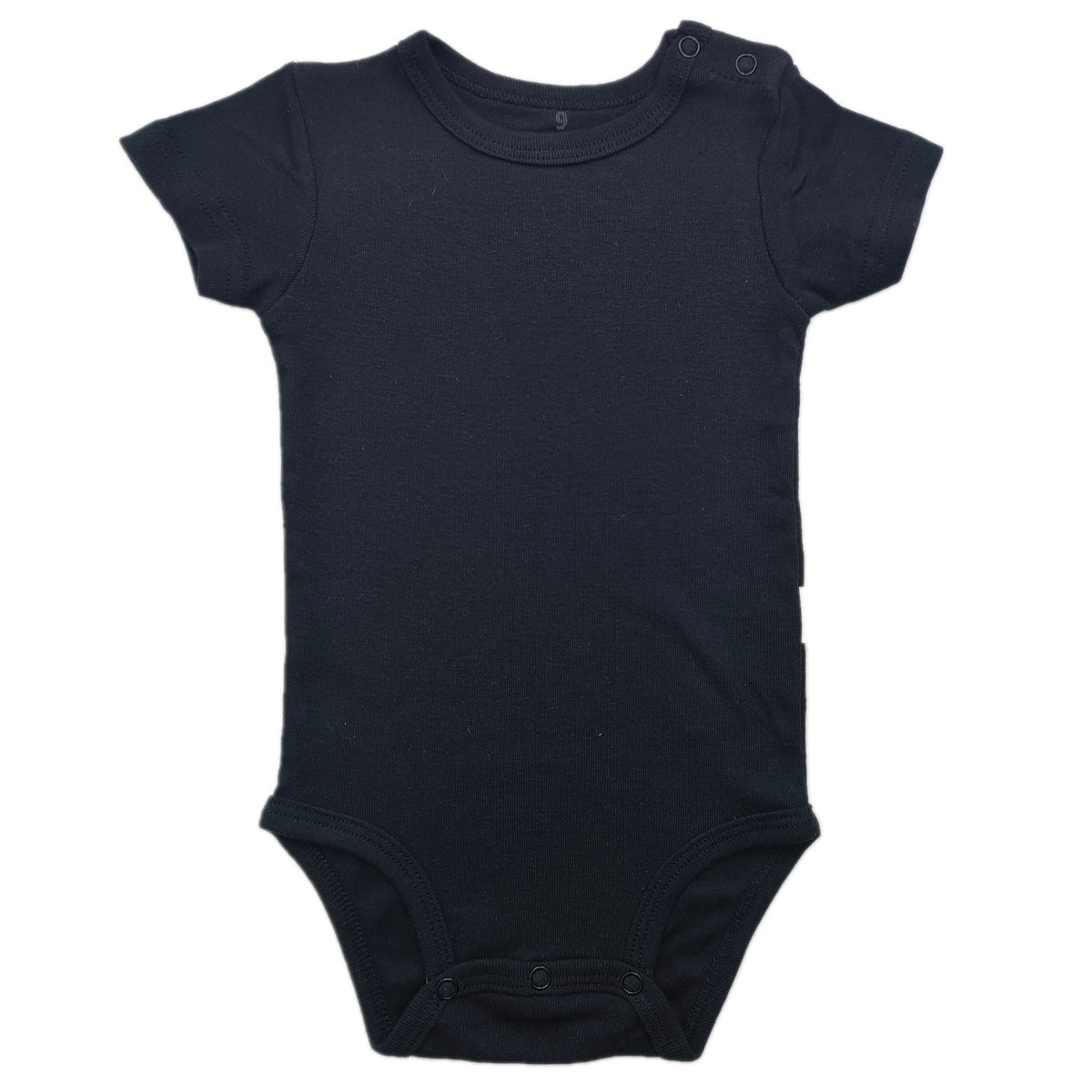 Baby Cotton Romper Short Sleeve Shoulder Opening Jumpsuit