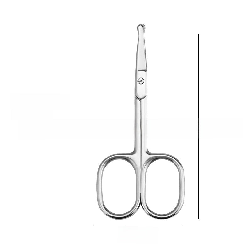 Stainless Steel Beauty Scissors for Eyebrow and Nose Hair Trimming, Makeup Tool