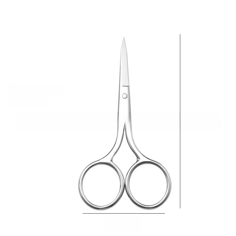 Stainless Steel Beauty Scissors for Eyebrow and Nose Hair Trimming, Makeup Tool