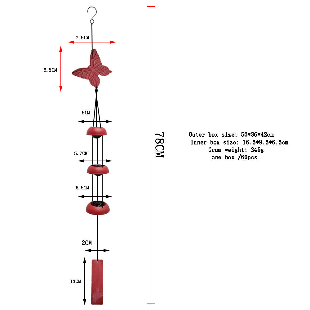 Courtyard Home Wind Chime Decor