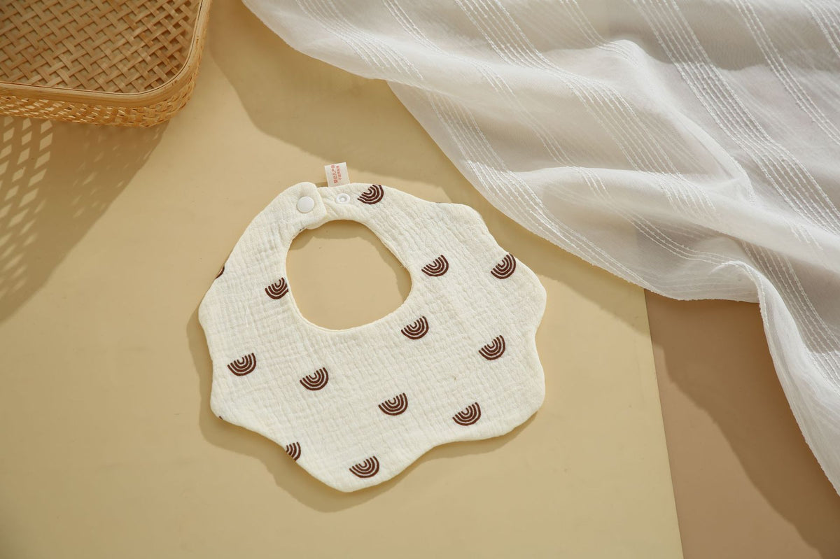 Baby Cotton Bibs with Cartoon Designs