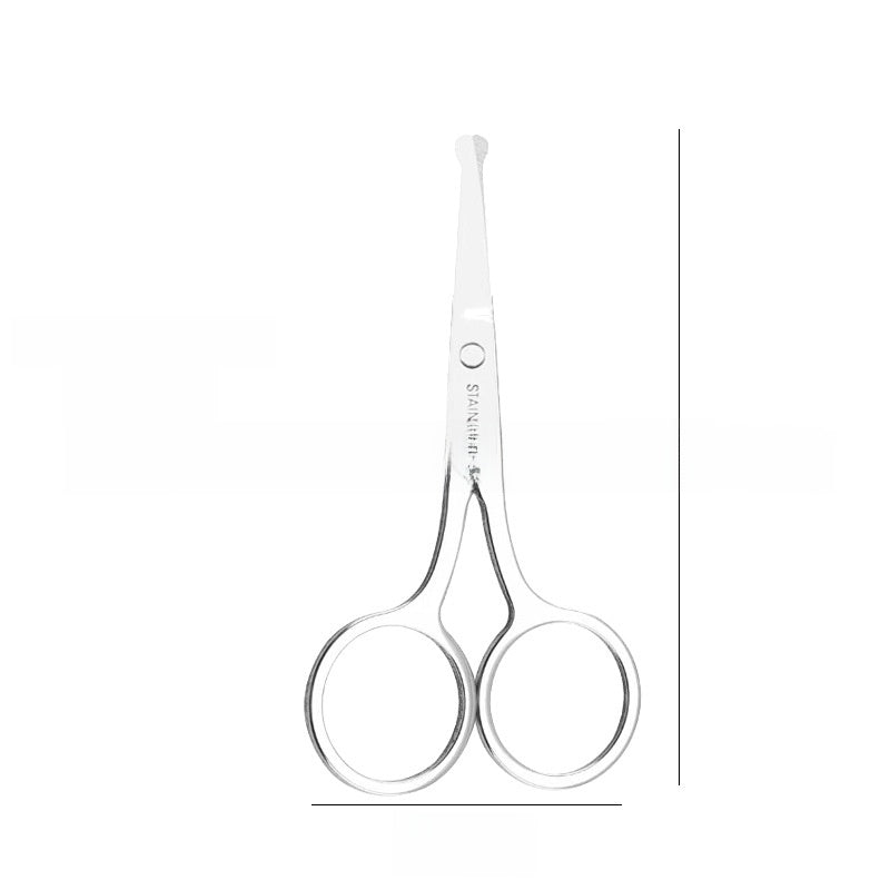 Stainless Steel Beauty Scissors for Eyebrow and Nose Hair Trimming, Makeup Tool
