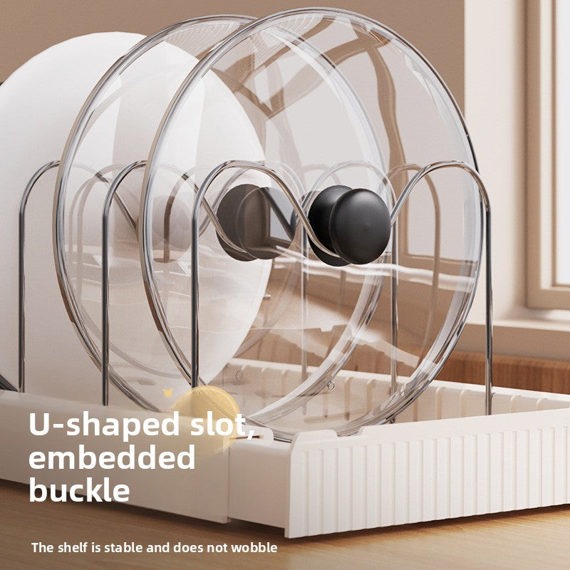 Extendable kitchen storage rack