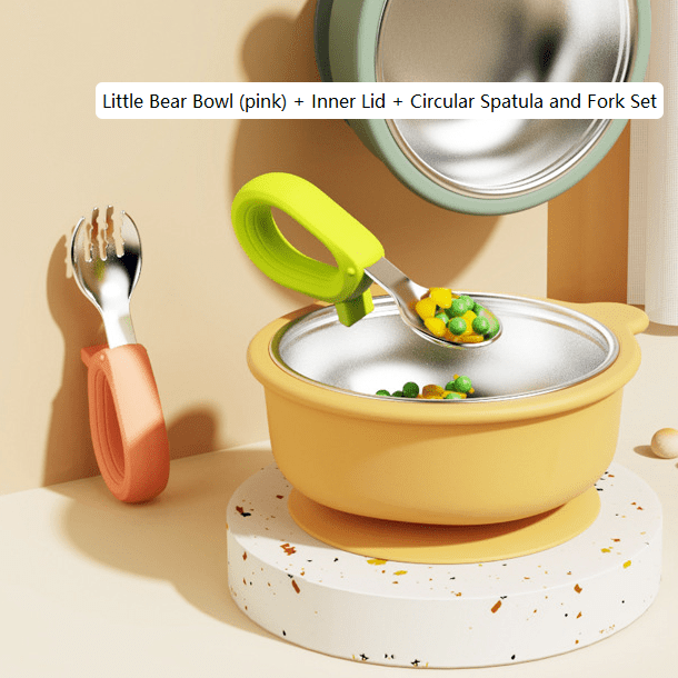 Baby Food Bowl with Suction Disc - RAINSTAR
