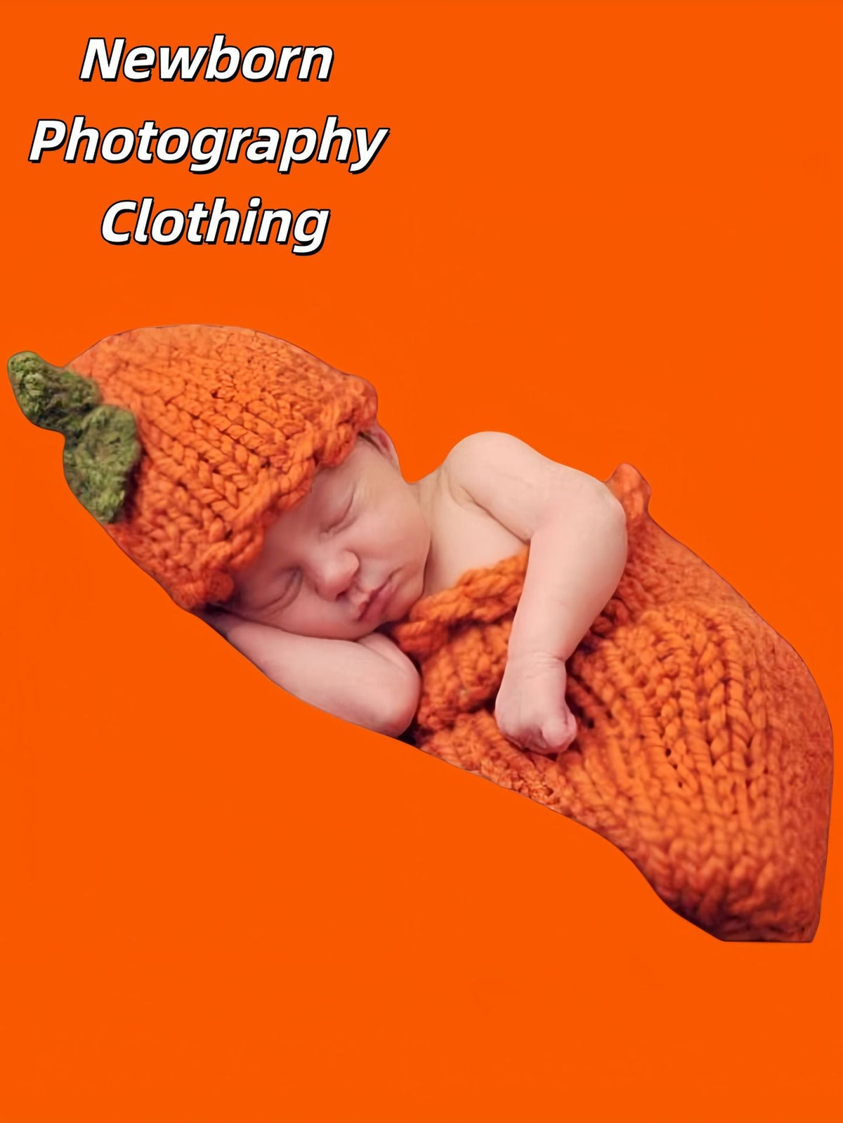 Baby Photo Cute Pumpkin Style Clothing Sleeping Bag Children Photo Clothes - RAINSTAR