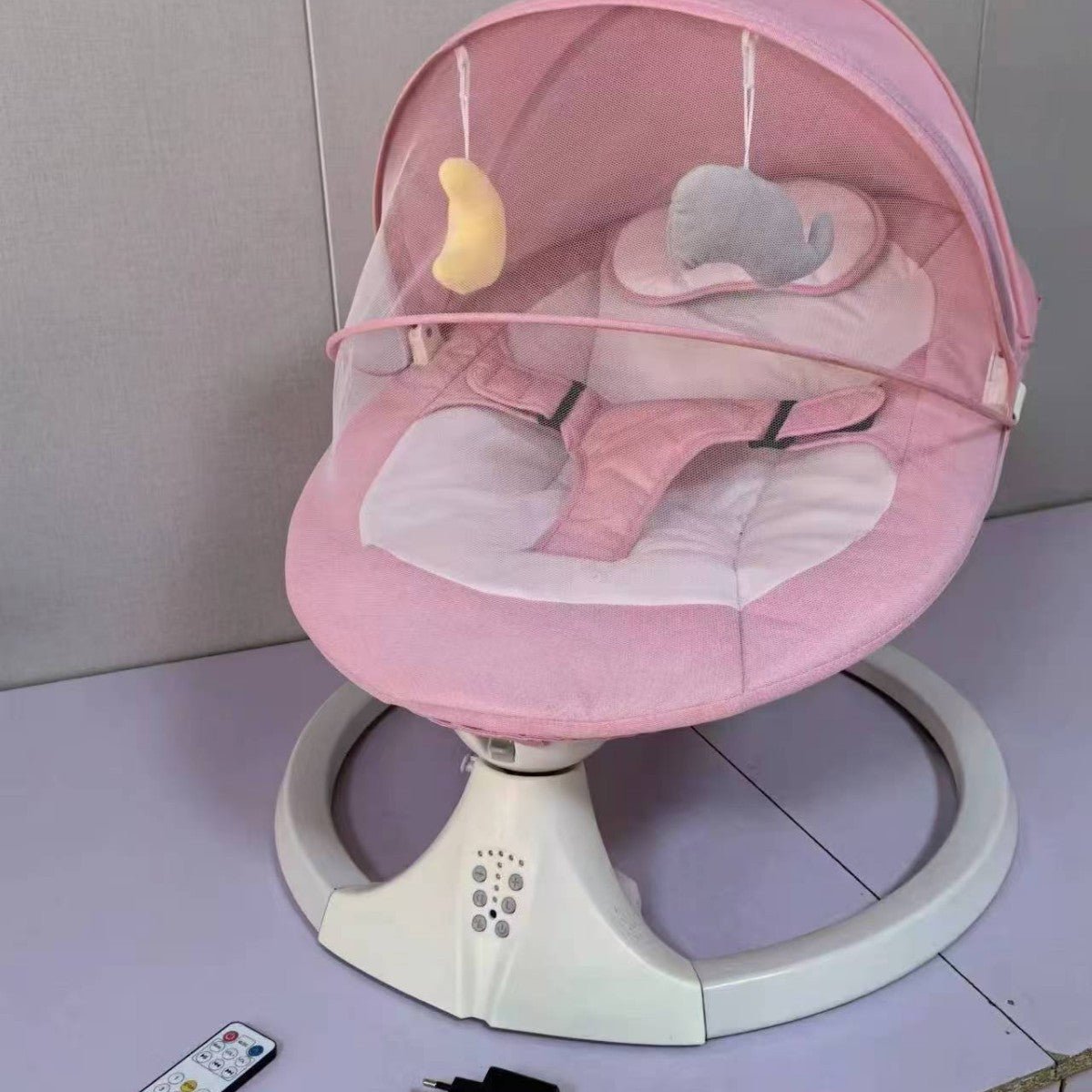 Baby Rocking Chair with Comforting Recliner - RAINSTAR