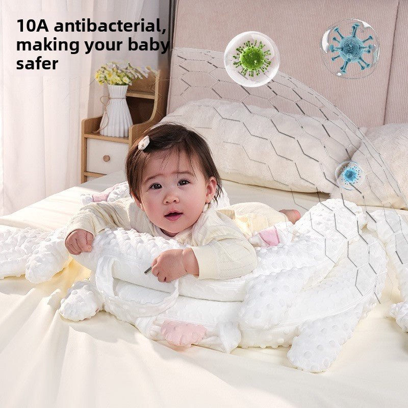 Foldable Portable Baby Bed with Toy Rack Options