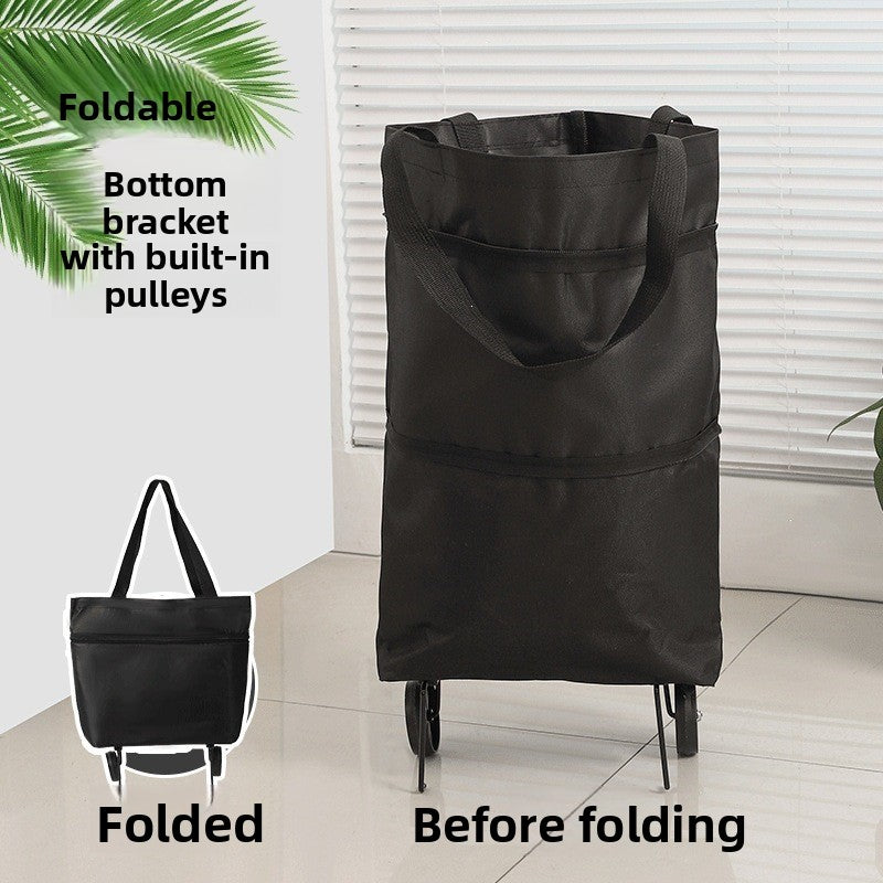 Foldable Wheeled Shopping Trolley Bag