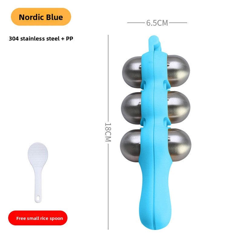 304 Stainless Steel Rice Ball Mold DIY Baby Food Shaper
