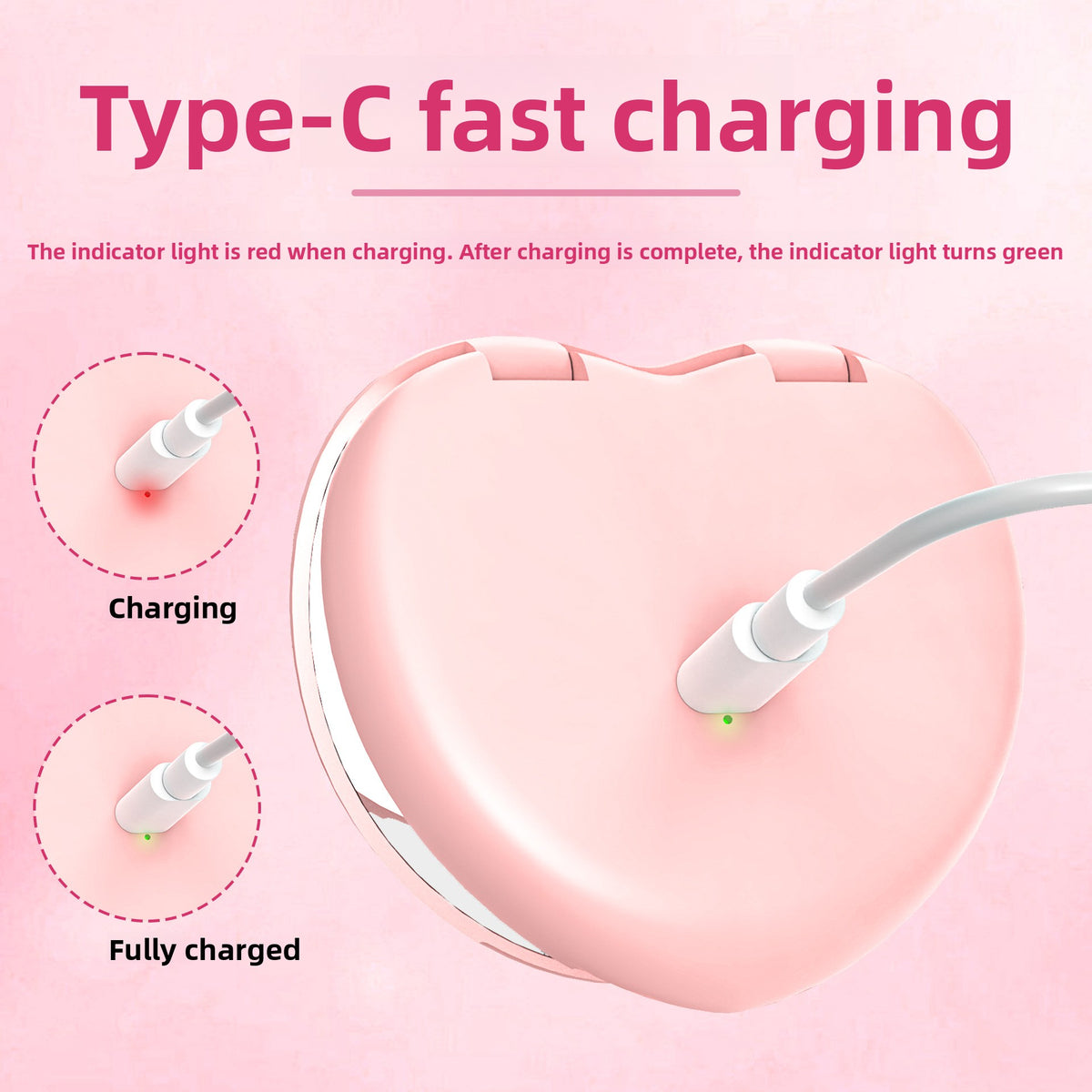 Rechargeable LED Makeup Mirror