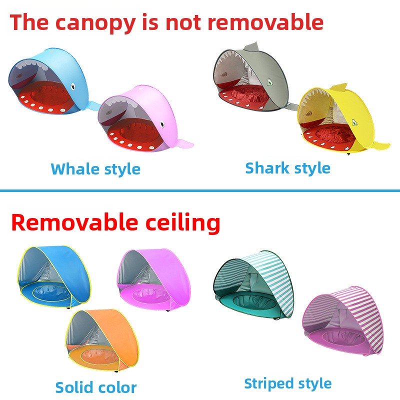 Childrens Baby Beach Sun Shelter Pop Up Tent - RAINSTAR