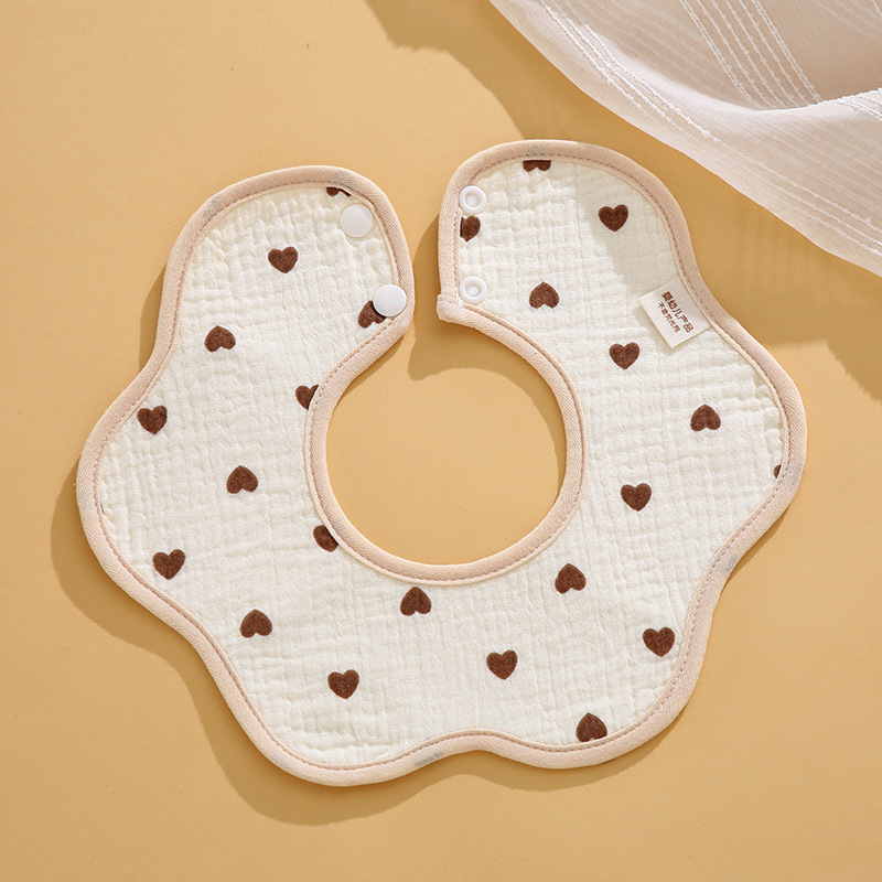Baby Cotton Bibs with Cartoon Designs
