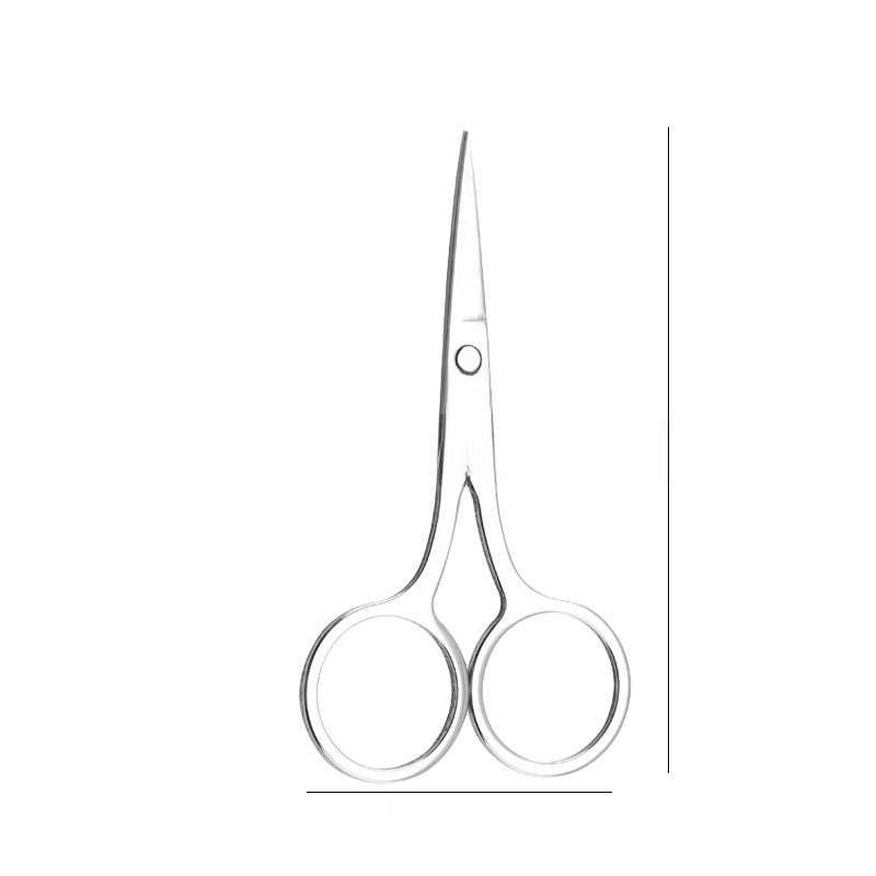 Stainless Steel Beauty Scissors for Eyebrow and Nose Hair Trimming, Makeup Tool