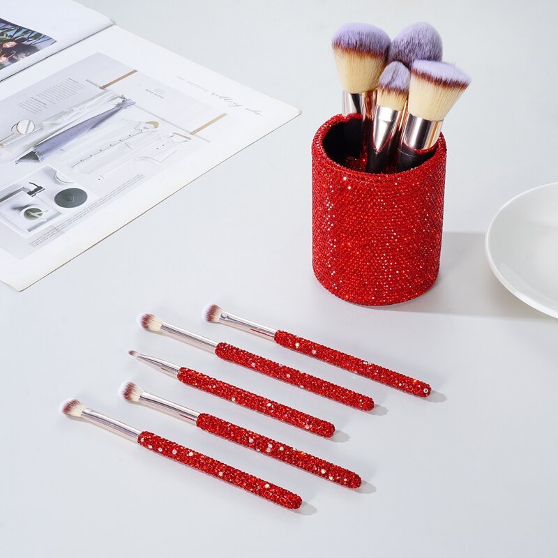 Diamond Makeup Brush Set 9 Piece - RAINSTAR