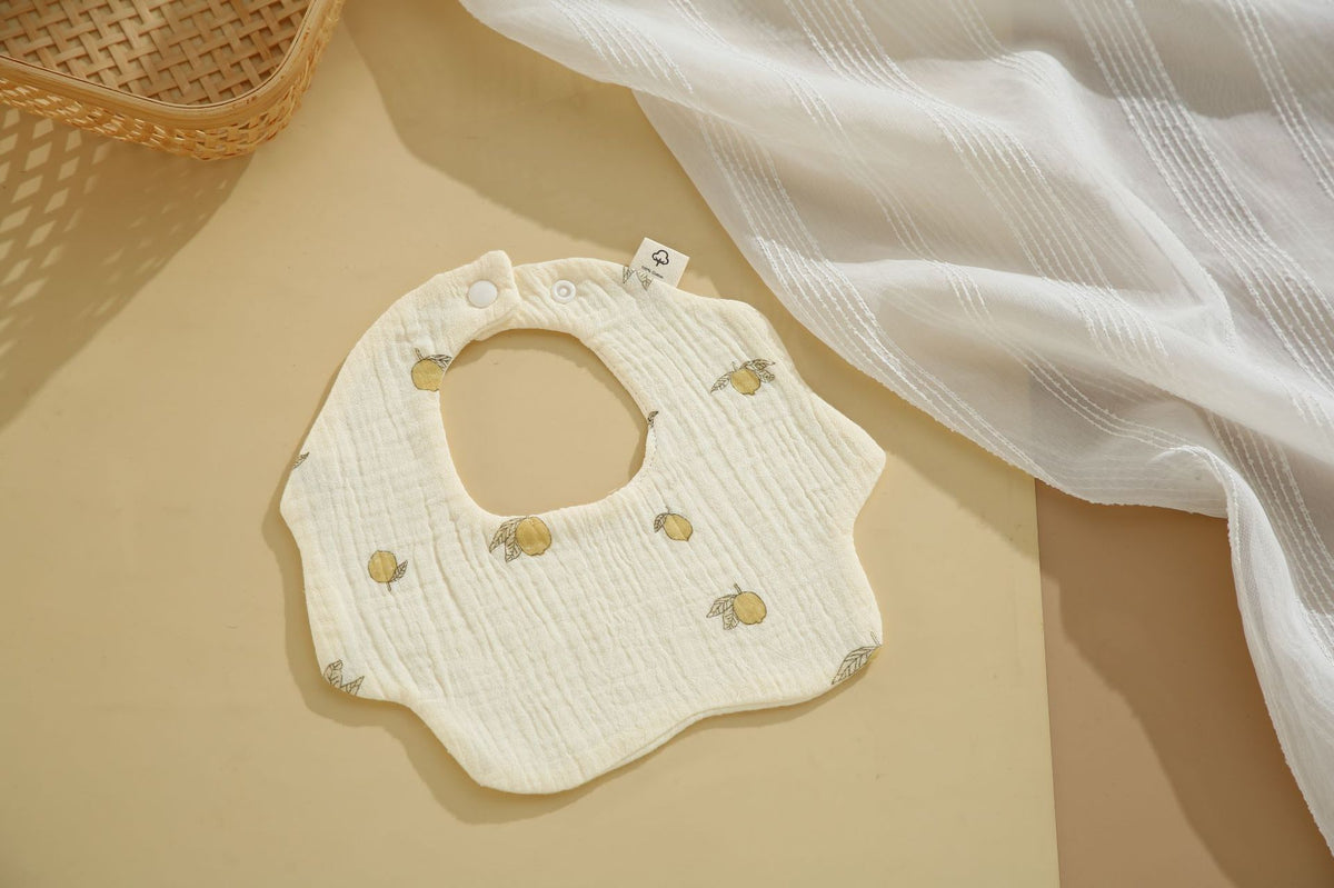 Baby Cotton Bibs with Cartoon Designs