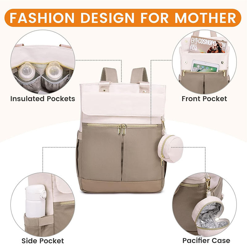 Diaper Mummy Bag Outdoor Laptop Bag Travel Casual Bag Backpack