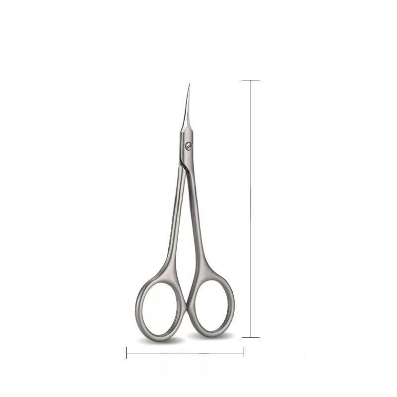 Stainless Steel Beauty Scissors for Eyebrow and Nose Hair Trimming, Makeup Tool