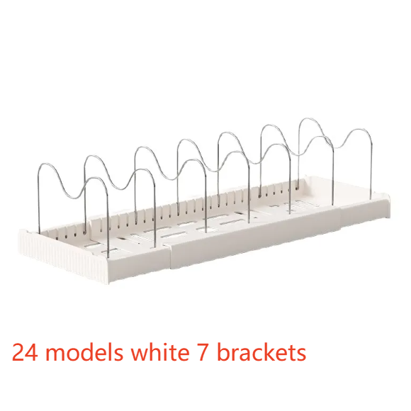 Extendable kitchen storage rack