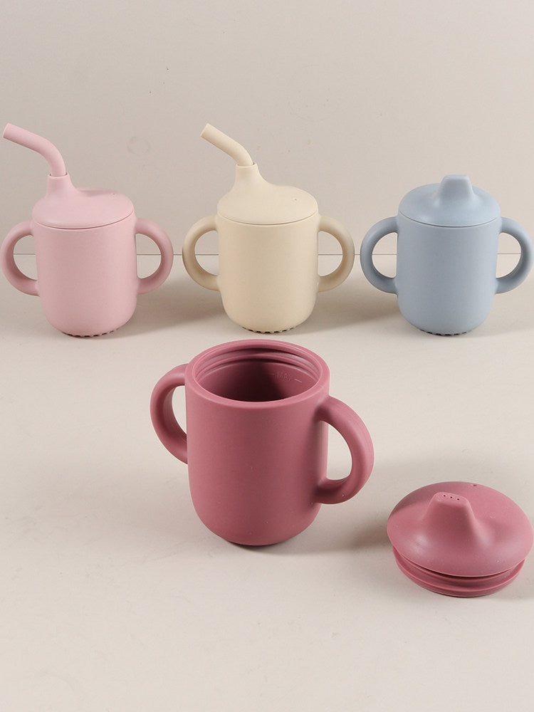 Baby Silicone Straw and Duckbill Cup