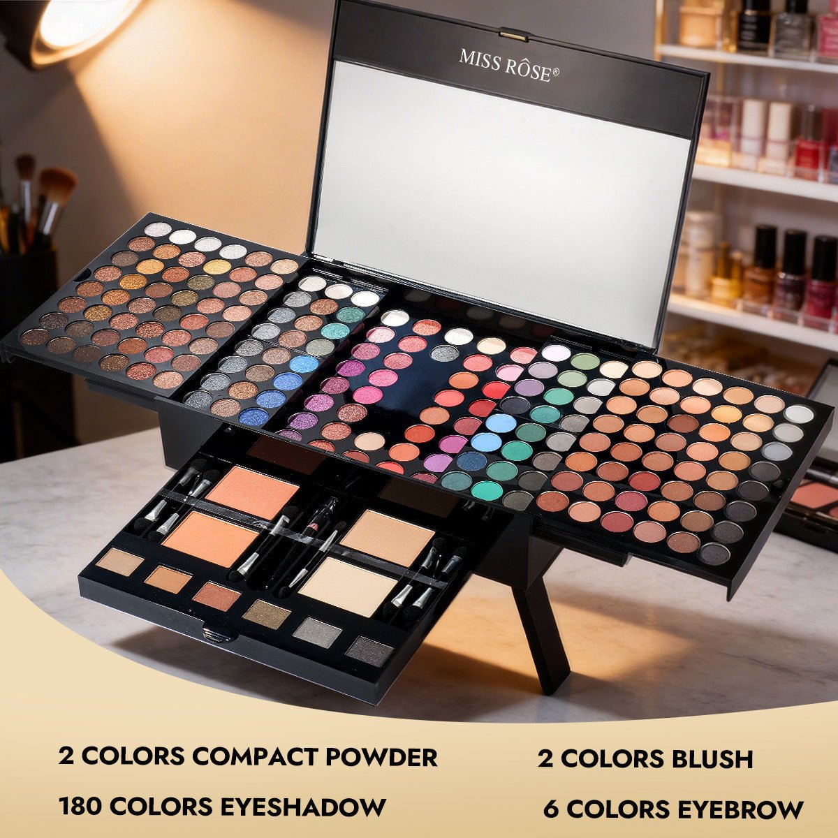 Missrose Makeup Palette Eyeshadow Blush Contour - RAINSTAR