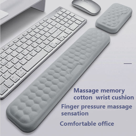 Mouse Pad Keyboard Wrist Rest Memory Foam Mouse Pad - RAINSTAR
