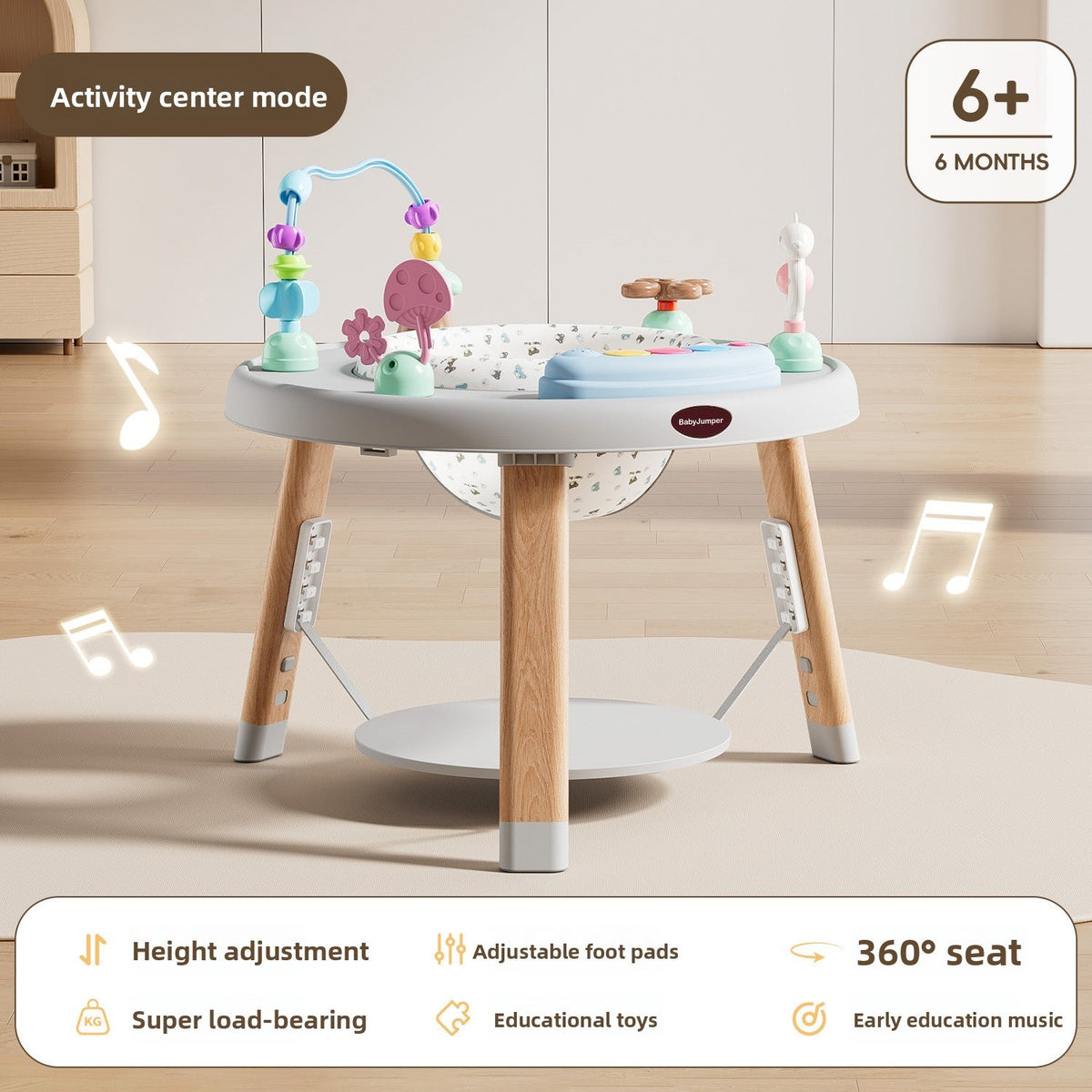 Multifunctional Baby Jumping Chair and Activity Table - RAINSTAR