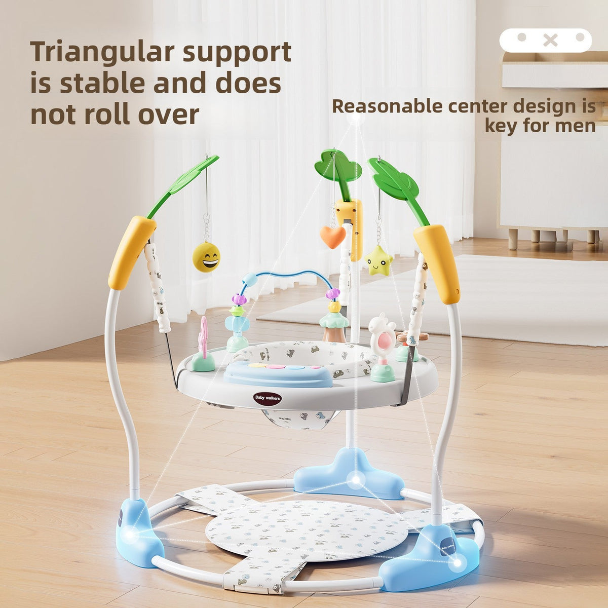 Multifunctional Baby Jumping Chair and Activity Table - RAINSTAR
