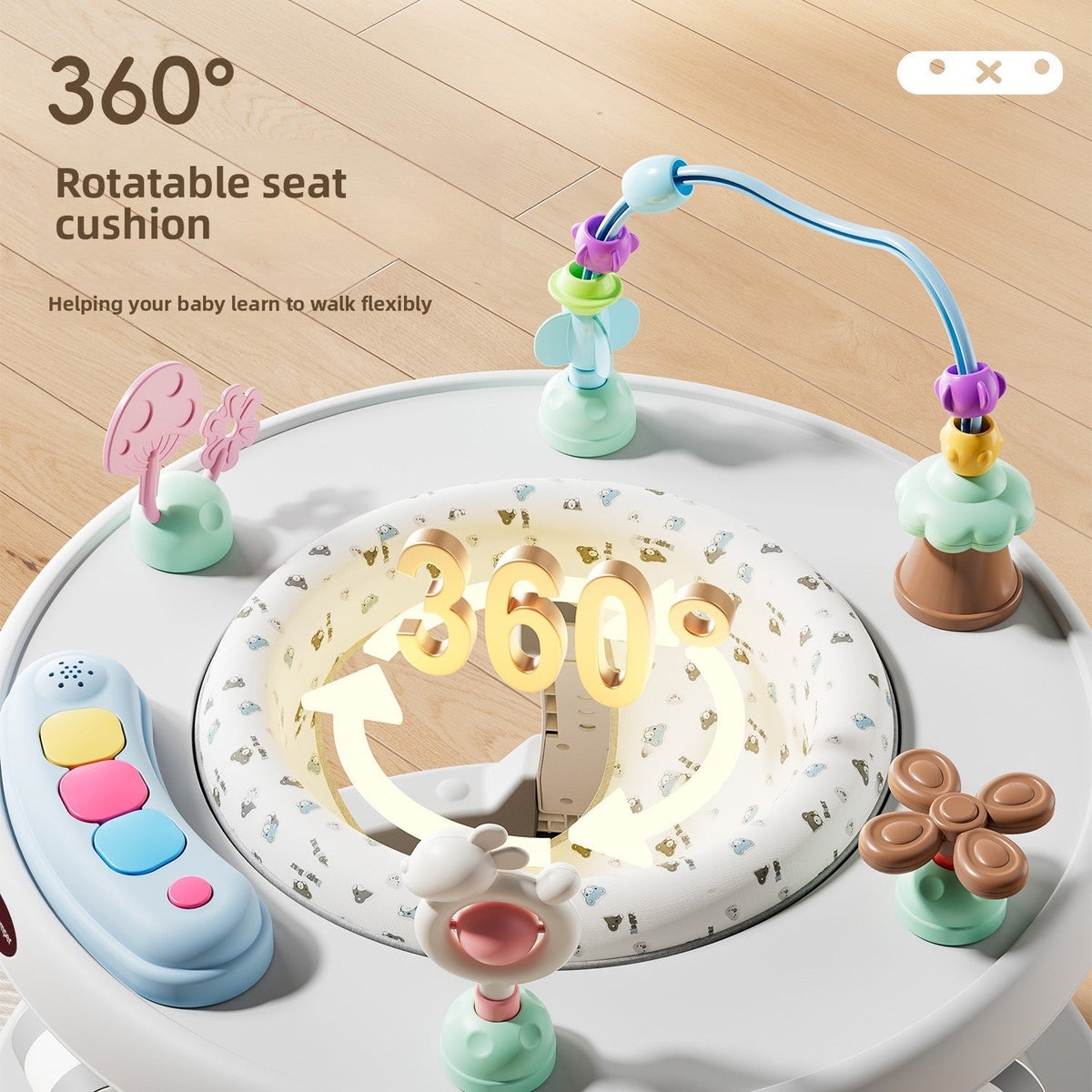 Multifunctional Baby Jumping Chair and Activity Table - RAINSTAR