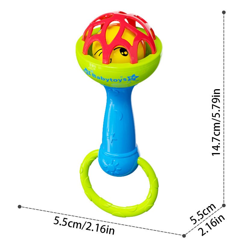 Soft Rubber Baby Rattle Handball Toy - RAINSTAR