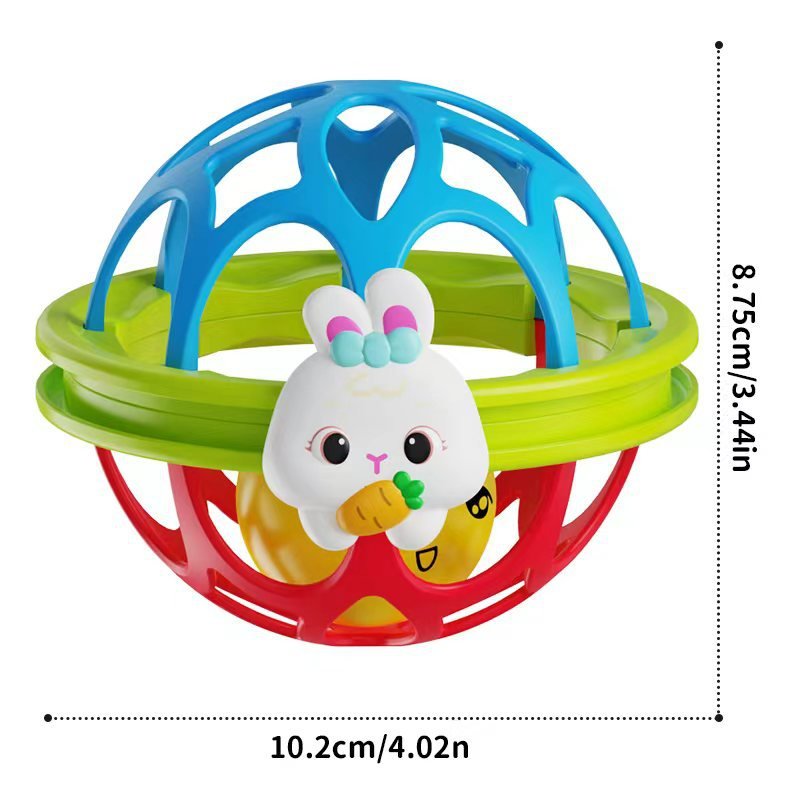 Soft Rubber Baby Rattle Handball Toy - RAINSTAR