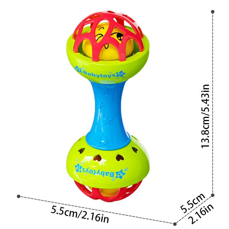 Soft Rubber Baby Rattle Handball Toy - RAINSTAR