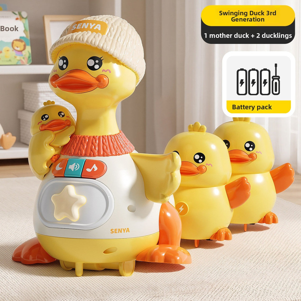 Swinging Duck Baby Developmental Toy - RAINSTAR